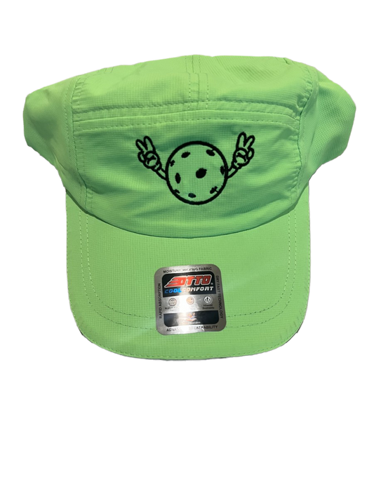 Pickleball performance cap with  Peace Sign (Fluorescent Color)