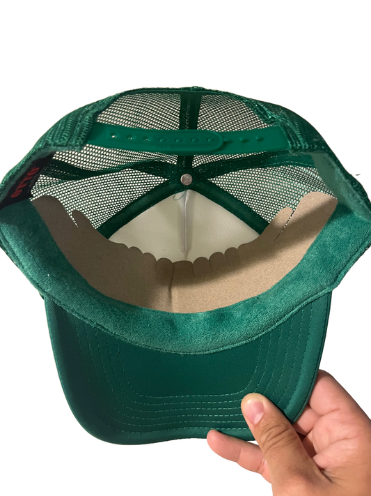 Pickleball Trucker Hat Featuring the Sexiest Pickles "Ace and Dinky" (Green)